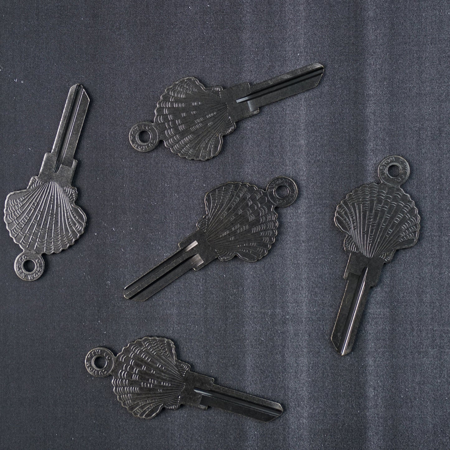 Sea Shell Custom Key Blank - Silver KW1 – CustomKeys.com