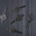 Seashell Custom kw1 Key - Silver