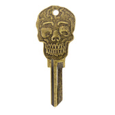The Skeleton Key - KW1 Silver/Brass – CustomKeys.com