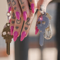Silver & Gold Bonehead House Keys
