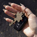 KW1 Snowflake Key Blank in Hand