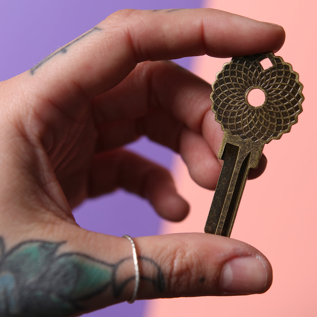 Key Geometric Rectangular Geometric Key – CustomKeys.com