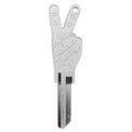 Peace Out Key - Silver